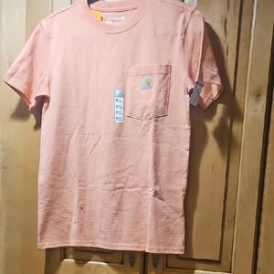 Carhartt Coral Short-Sleeve Tee with Pocket
